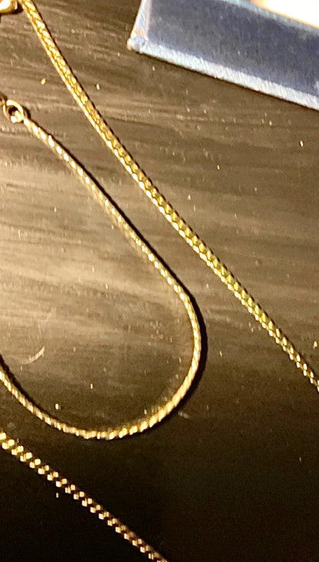 Vintage Laurence Tissier Infinity Necklace & Bracelet Set – 18ct Gold Plated